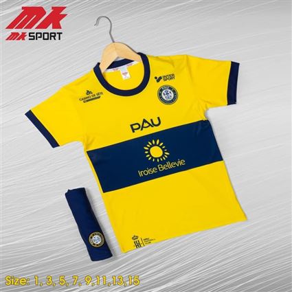 Bộ Quần Áo bóng đá trẻ em clb PAU sân nhà 2022-2023