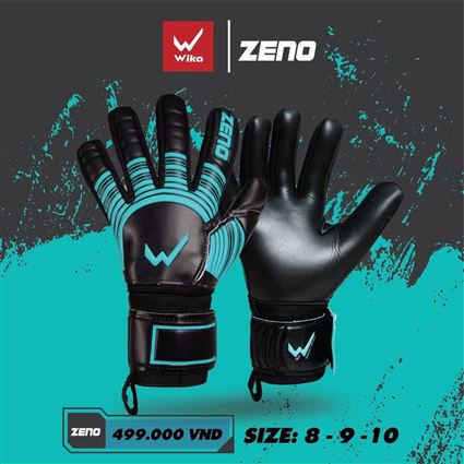 Găng tay thủ môn Wika Zeno Xanh Đen