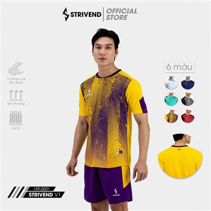 Áo Không Logo bulbal strivend V1 vàng