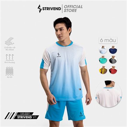 Áo Không Logo bulbal strivend V1 xanh ya