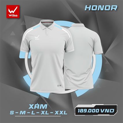 Áo Polo Wika Honor Màu Xám