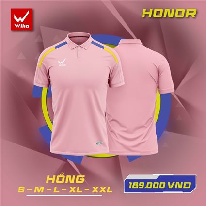 Áo Polo Wika Honor Màu Hồng