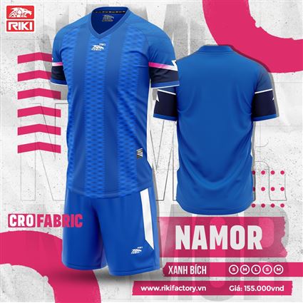 Áo Bóng Đá không Logo Riki Namor Xanh Bích