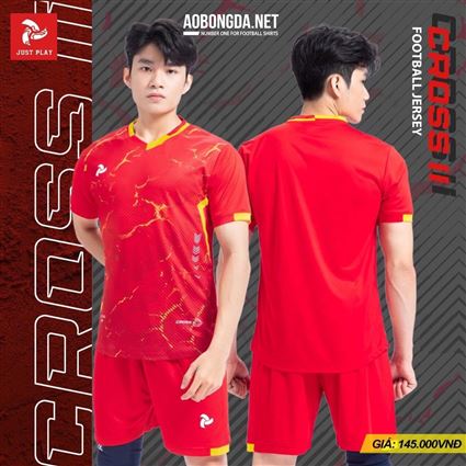 Áo Không logo Justplay Cross II Đỏ