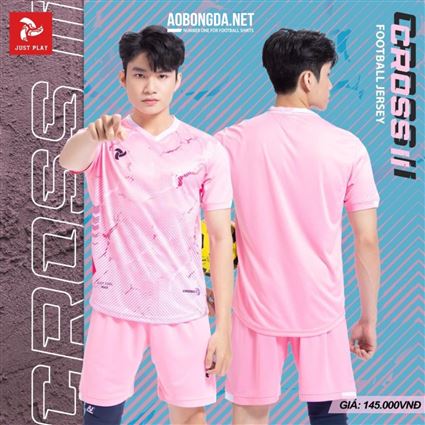 Áo Không logo Justplay Cross II Hồng
