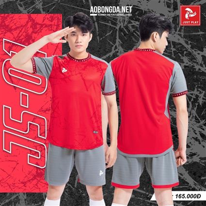 Áo Không logo Justplay JS-01 Đỏ