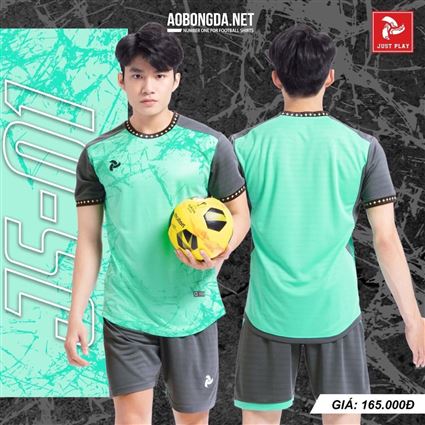 Áo Không logo Justplay JS-01 Xanh Ngọc