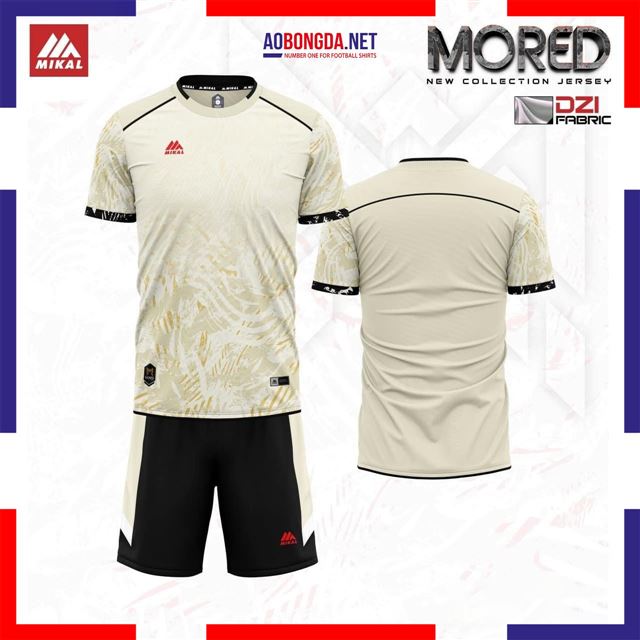 Áo Bóng Đá Không Logo Mikal Mored Kem