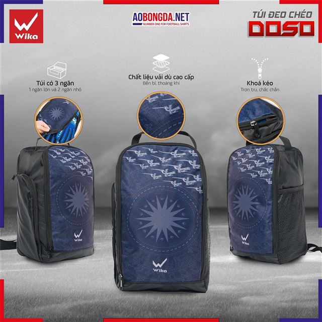 Túi Đứng Wika Doso Màu Navy