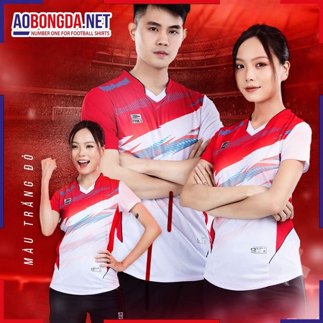 Áo Bóng Chuyền Riki Vol Venus Đỏ Trắng