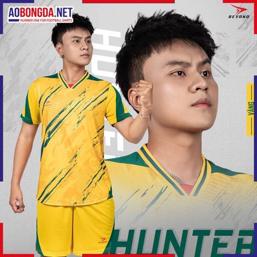 Áo Bóng Đá Không Logo Beyono Hunter Vàng