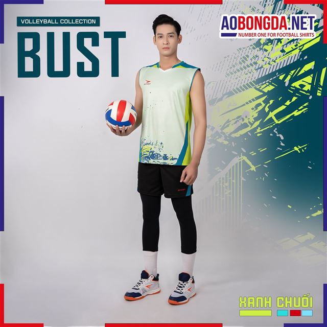 Áo Bóng Chuyền Beyono Bust Xanh Chuối