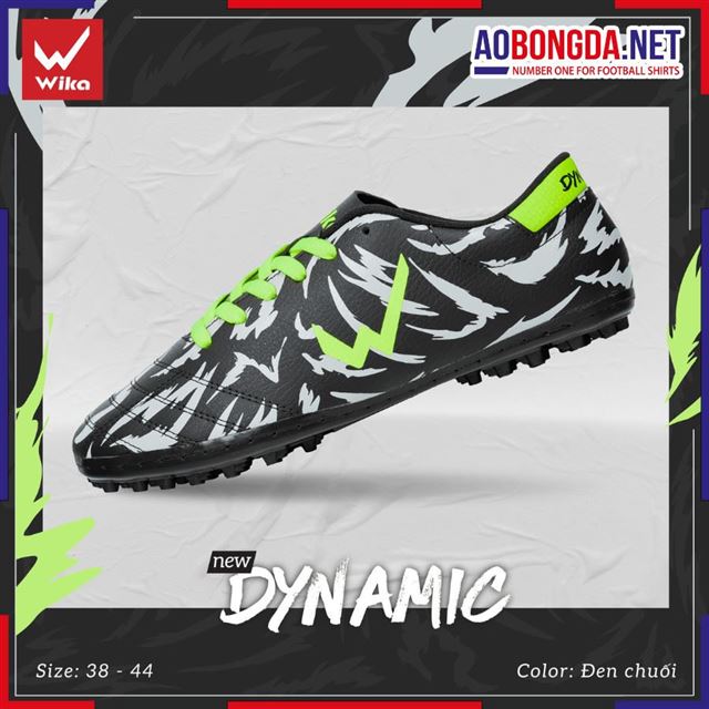 Giày Bóng Đá Wika Dynamic Đen Chuối