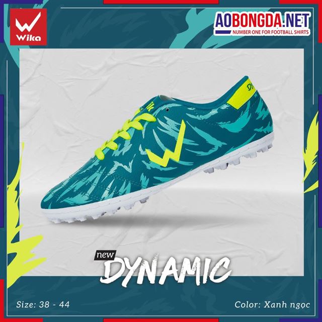 Giày Bóng Đá Wika Dynamic Xanh Ngọc