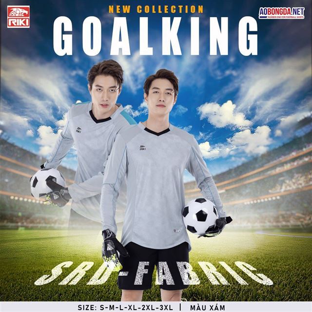 Bộ Thủ Môn Riki GK2.0-Goalking Xám