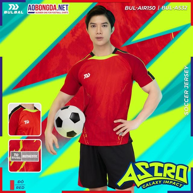 Áo Bóng Đá Không Logo Bulbal Astro Đỏ