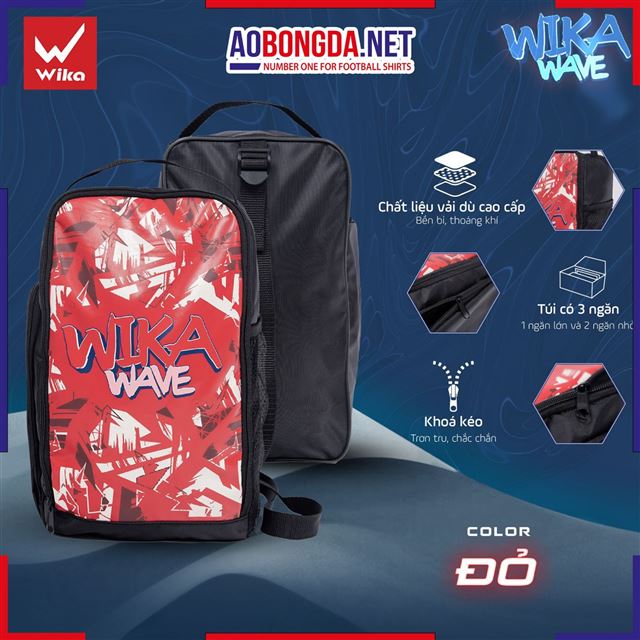 Túi Đứng Wika Wave Đỏ Trắng