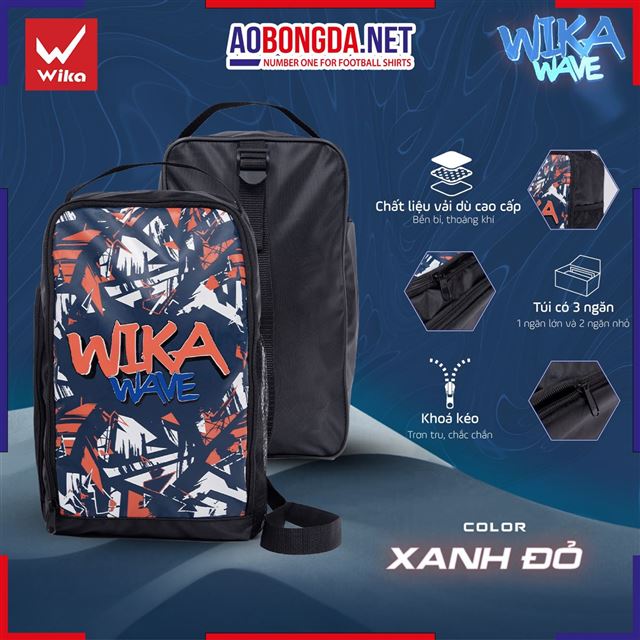 Túi Đứng Wika Wave Đỏ Xanh