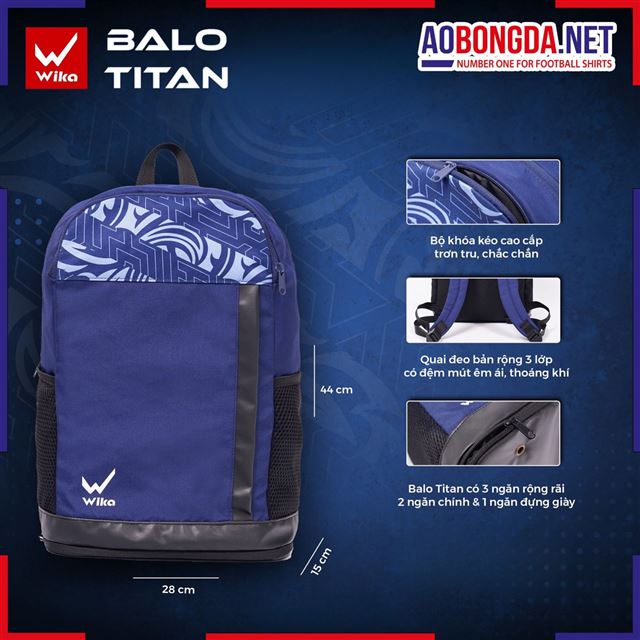 Balo Wika Titan Navy