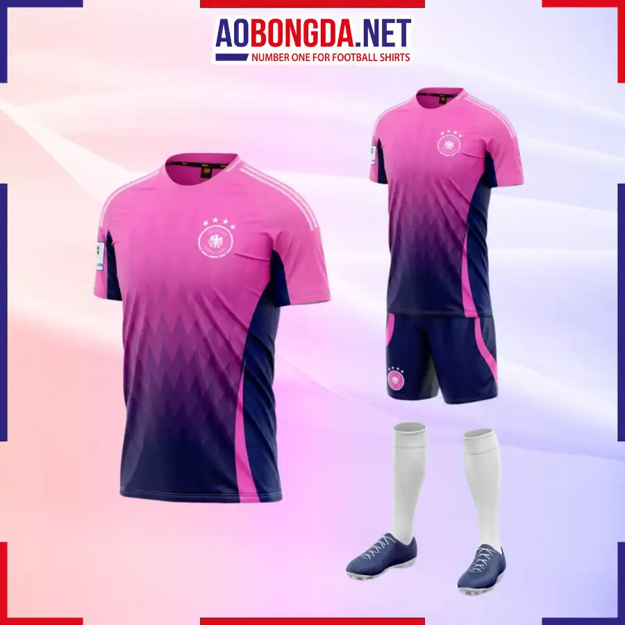 Áo Bóng Đá Đội Tuyển Đức Hồng Euro 2024-2025