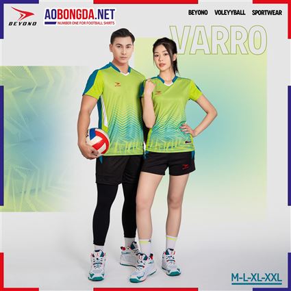 Áo Bóng Chuyền Beyono Varro Xanh Chuối Nữ