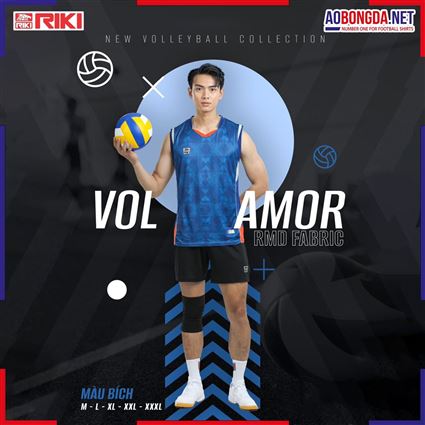 Áo Bóng Chuyền Riki Vol Amor Bích Nam