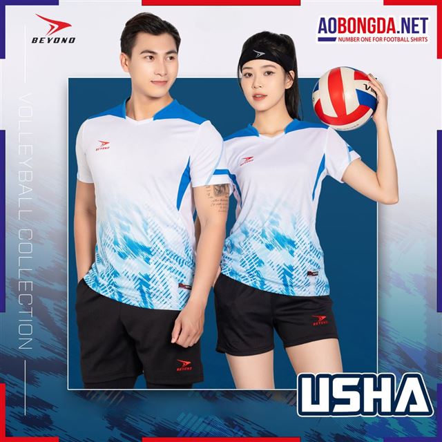 Áo Bóng Chuyền Beyono Usha Trắng