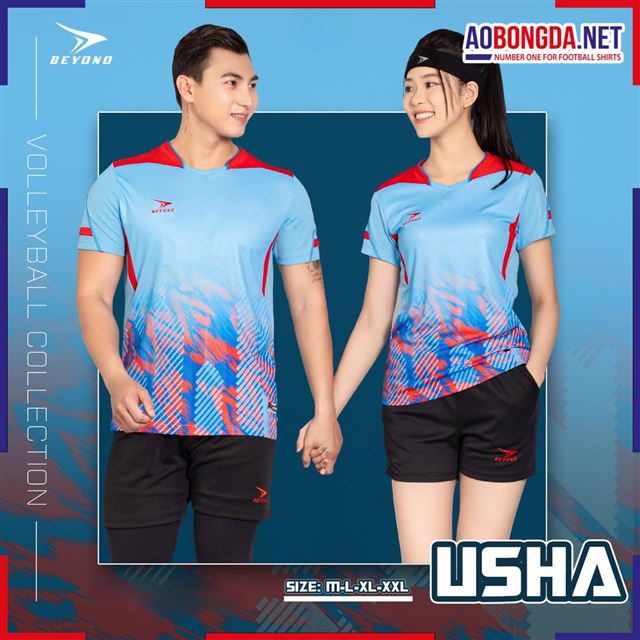 Áo Bóng Chuyền Beyono Usha Xanh Biển