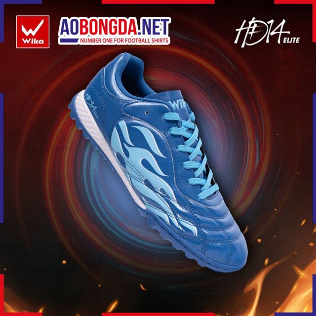 Giày Bóng Đá Trẻ Em Wika HĐ14 Elite Xanh Navy