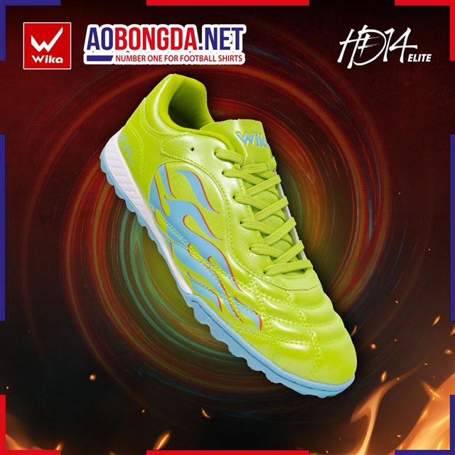 Giày Bóng Đá Wika HĐ14 Elite Xanh Chuối