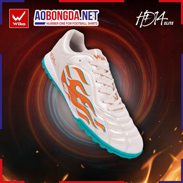 Giày Bóng Đá Trẻ Em Wika HĐ14 Elite Kem