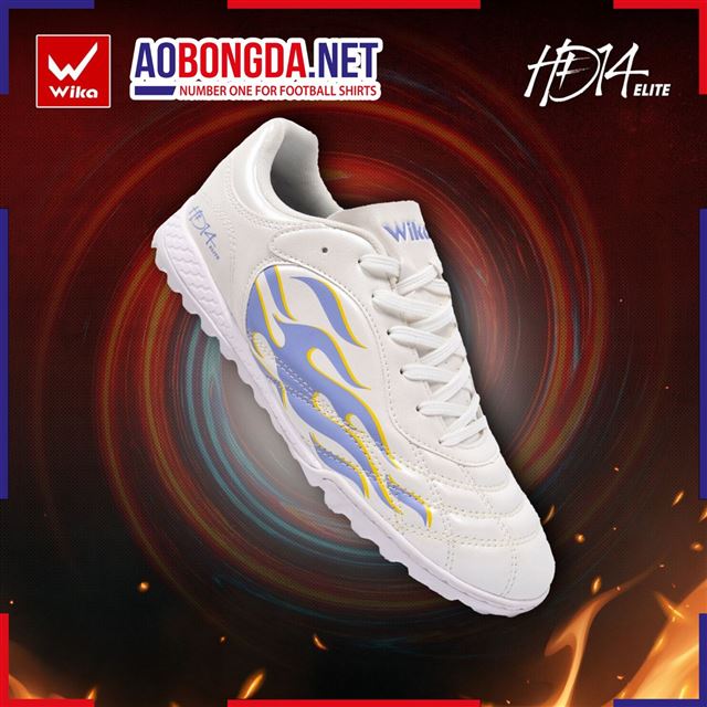 Giày Bóng Đá Trẻ Em Wika HĐ14 Elite Trắng