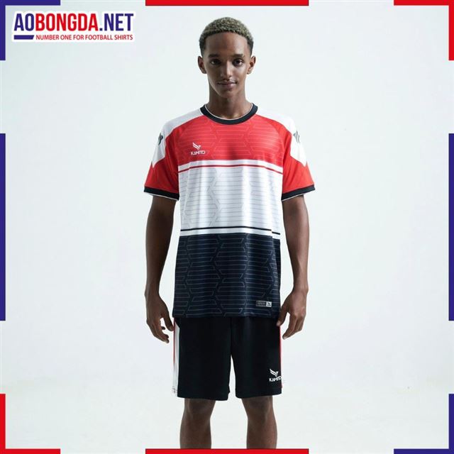 Áo Bóng Đá Không Logo Kamito Prematch 02 Đỏ