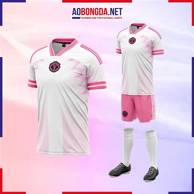 Áo Bóng Đá Câu Lạc Bộ Manchester United Trắng Hồng 2024-2025