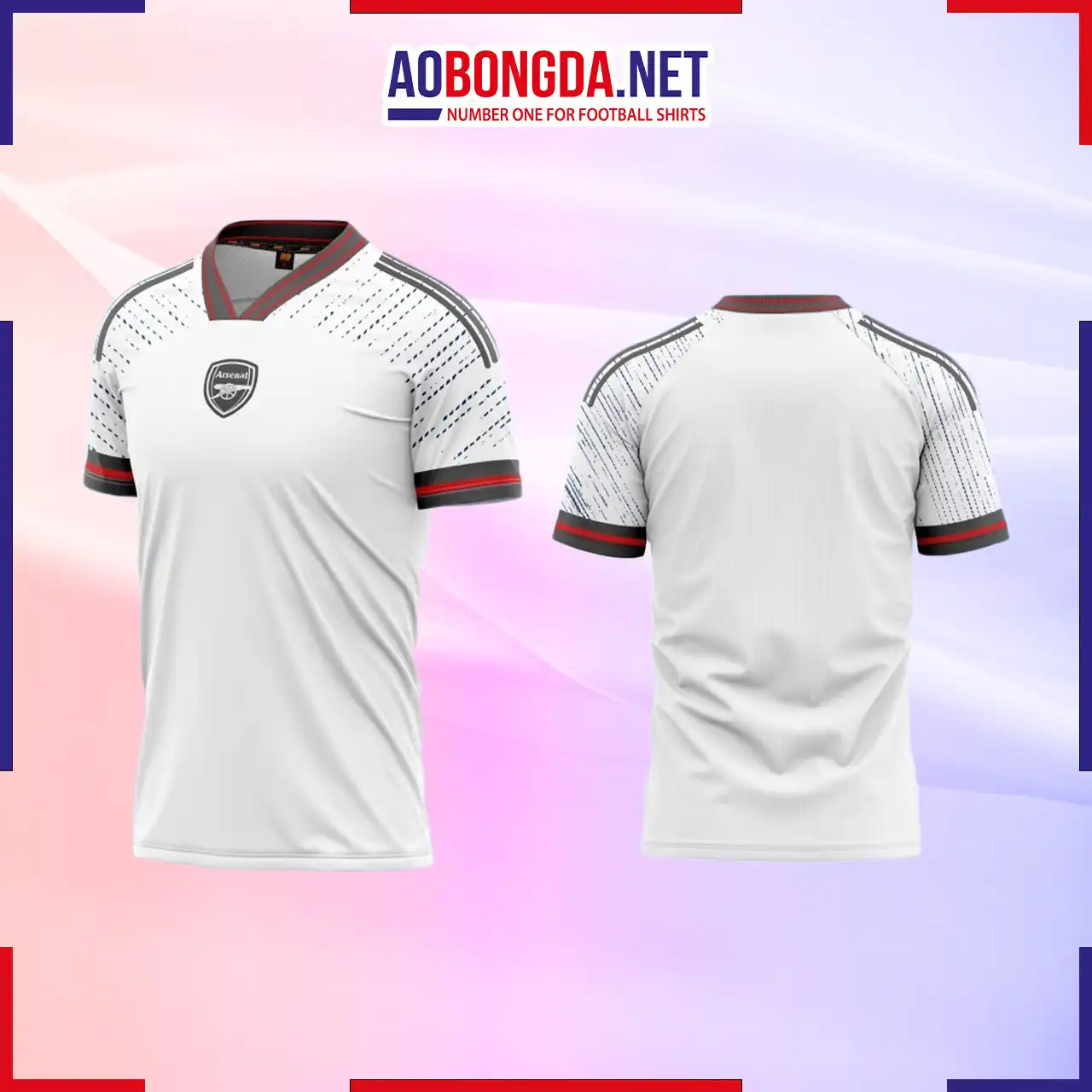 Áo Bóng Đá Câu Lạc Bộ Arsenal Trắng Xám 2024-2025