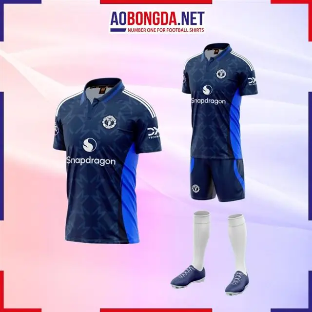 Áo Bóng Đá Câu Lạc Bộ Manchester United Xanh Đen 2024-2025