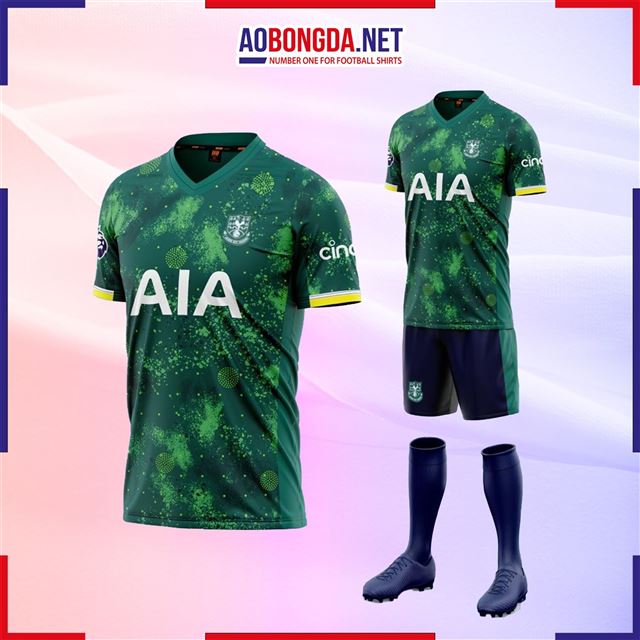 Áo Bóng Đá Câu Lạc Bộ Tottenham Xanh Rêu 2024-2025