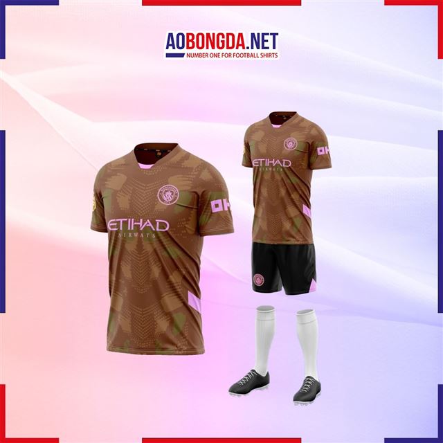 Áo Bóng Đá Câu Lạc Bộ Manchester City Nâu 2024-2025