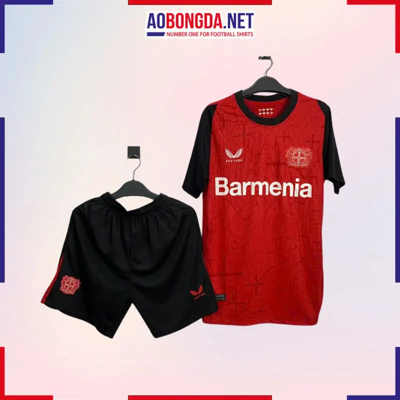 Áo Bóng Đá Câu Lạc Bộ Bayern Leverkusen Đỏ 2024-2025