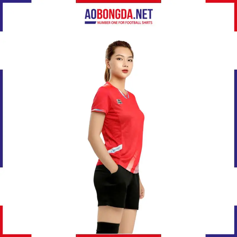 Áo Bóng Chuyền Riki Vol9 Verdure Đỏ Nữ