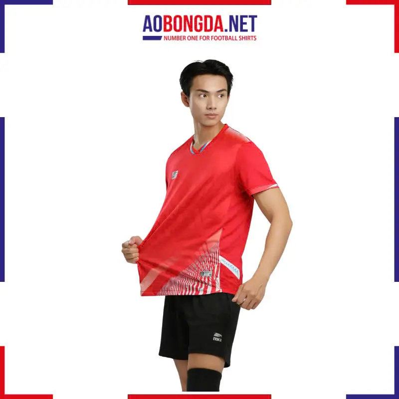 Áo Bóng Chuyền Riki Vol9 Verdure Đỏ Nam