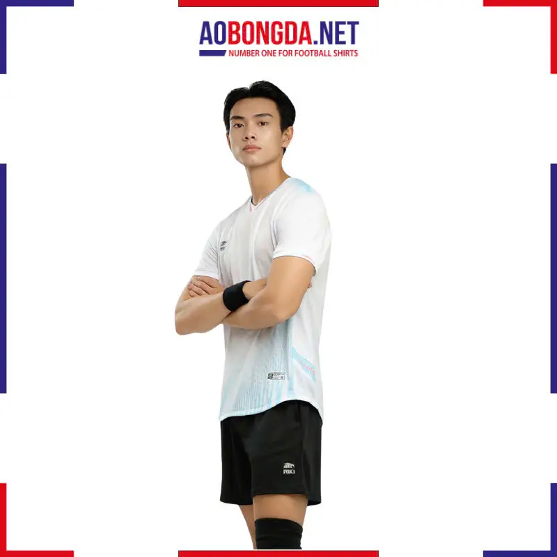 Áo Bóng Chuyền Riki Vol9 Verdure Trắng Nam