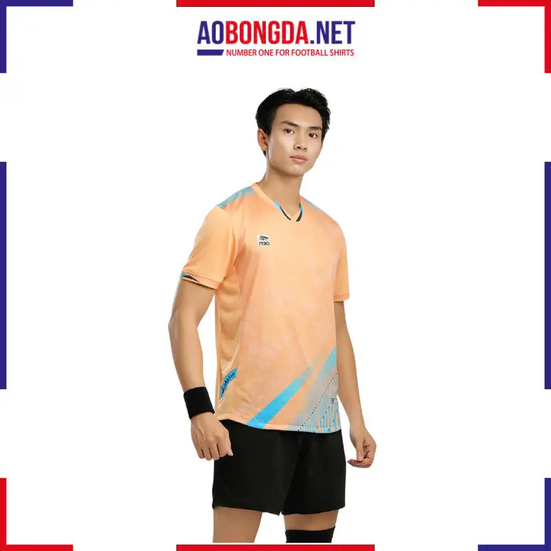 Áo Bóng Chuyền Riki Vol9 Verdure Cam Nam