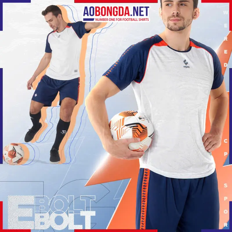 Áo Bóng Đá Không Logo CP Egan Ebolt Trắng