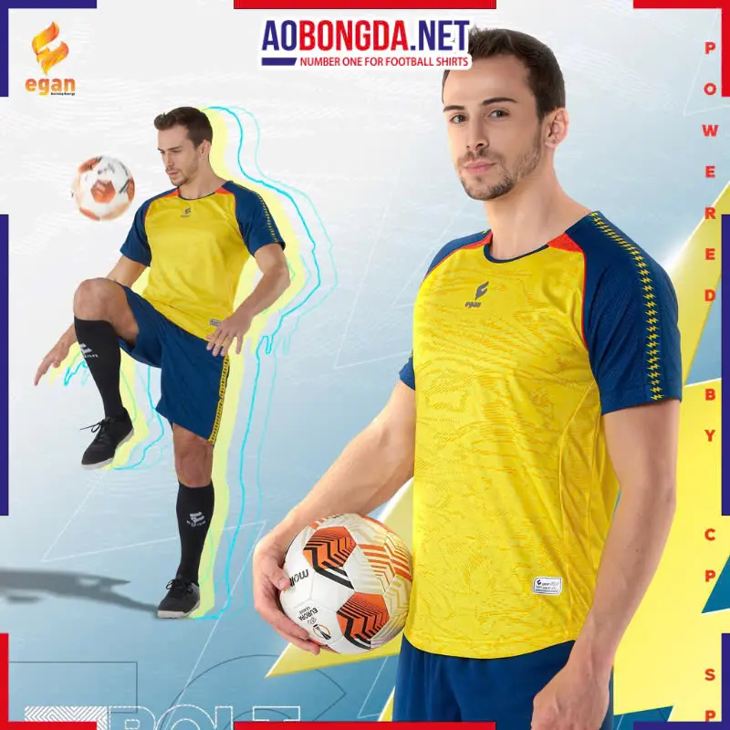 Áo Bóng Đá Không Logo CP Egan Ebolt Vàng