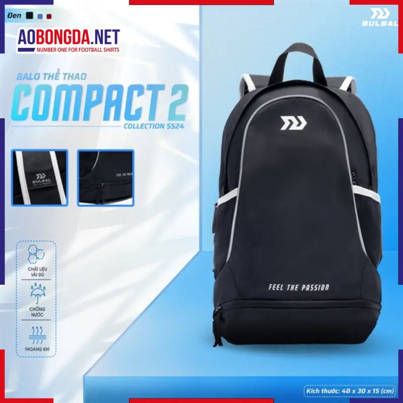 Balo Bulbal Compact 02 Đen