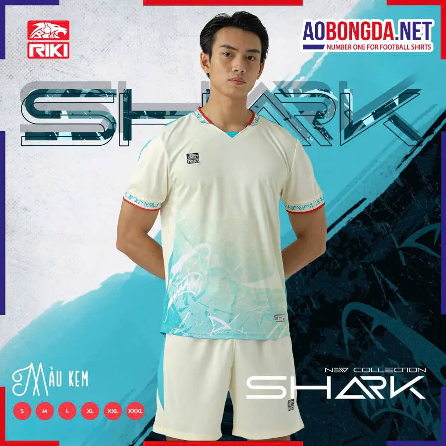 Áo Không Logo Riki BD03 Shark Kem