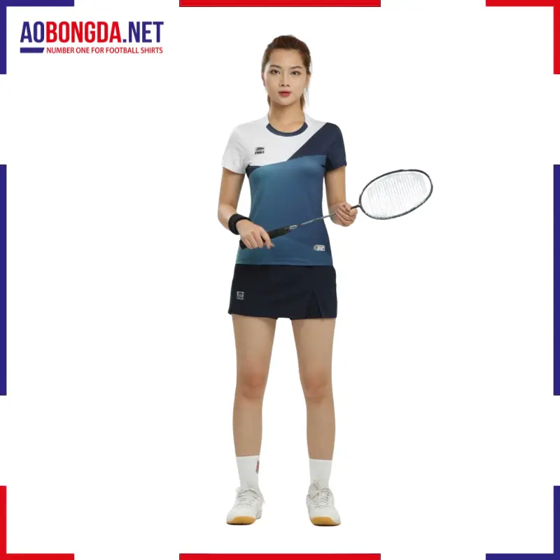 Áo Cầu Lông Riki AL06 Nữ Xanh Rêu