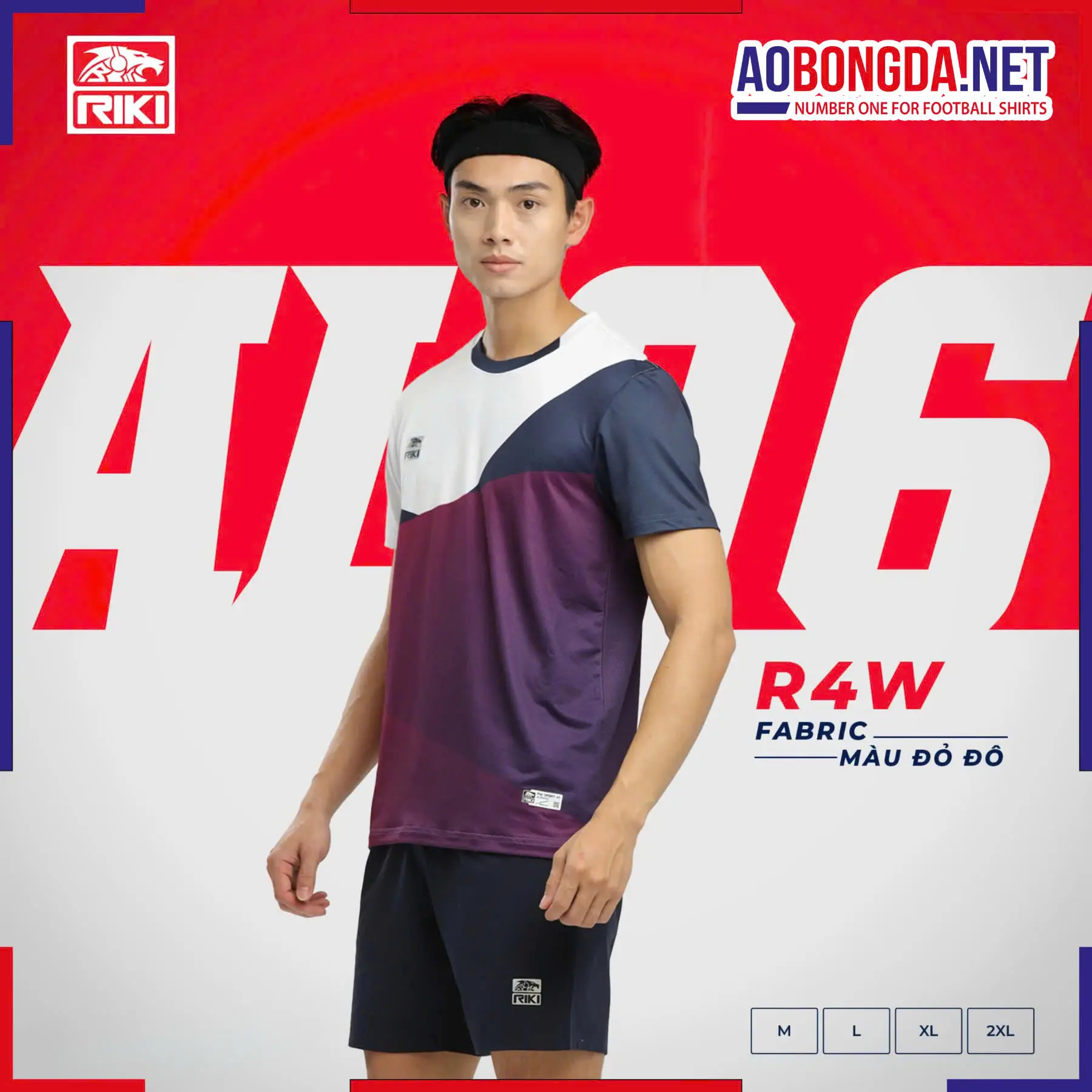 Áo Cầu Lông Riki AL06 Nam Đỏ Đô