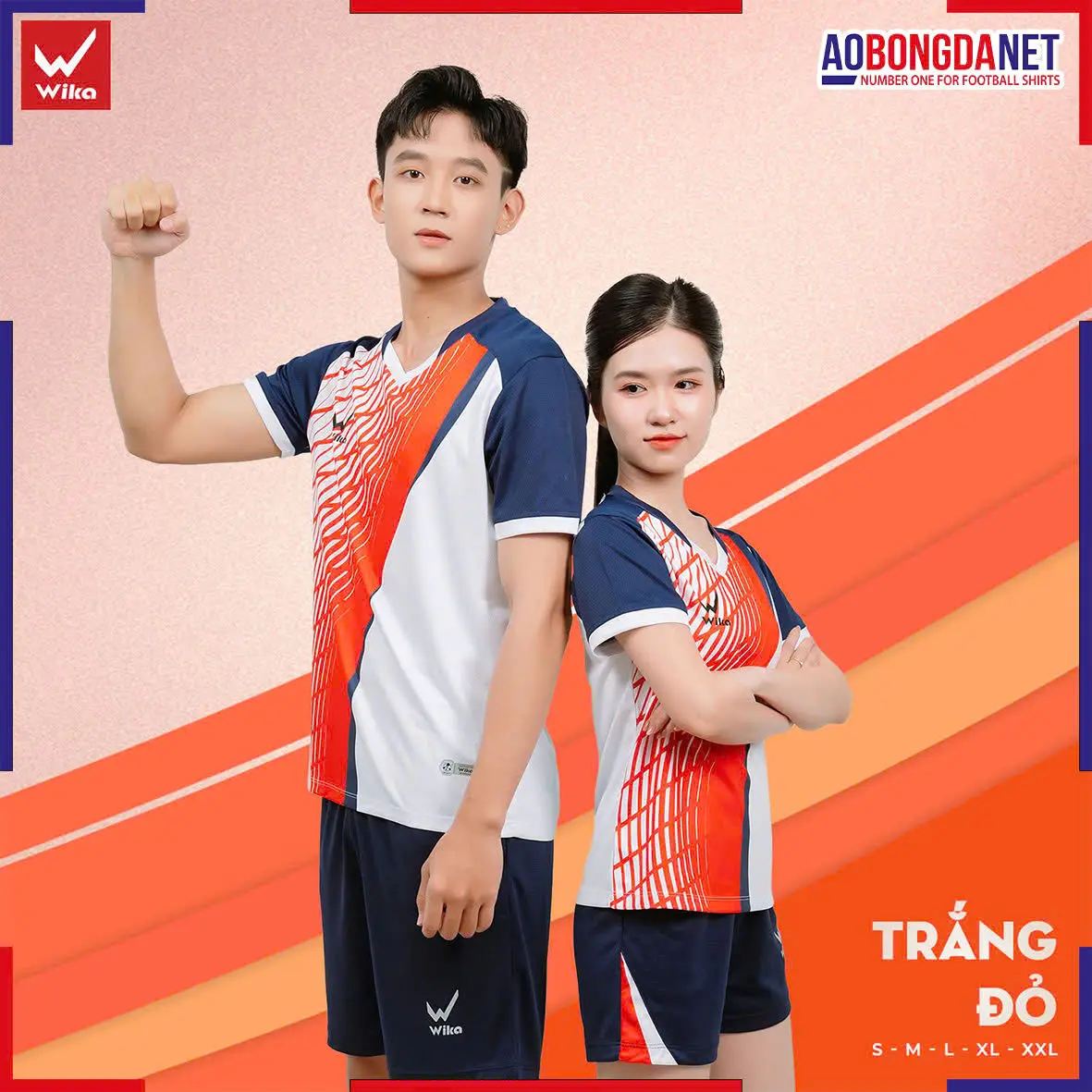 Bộ Thể Thao Wika Pazio Đỏ Navy